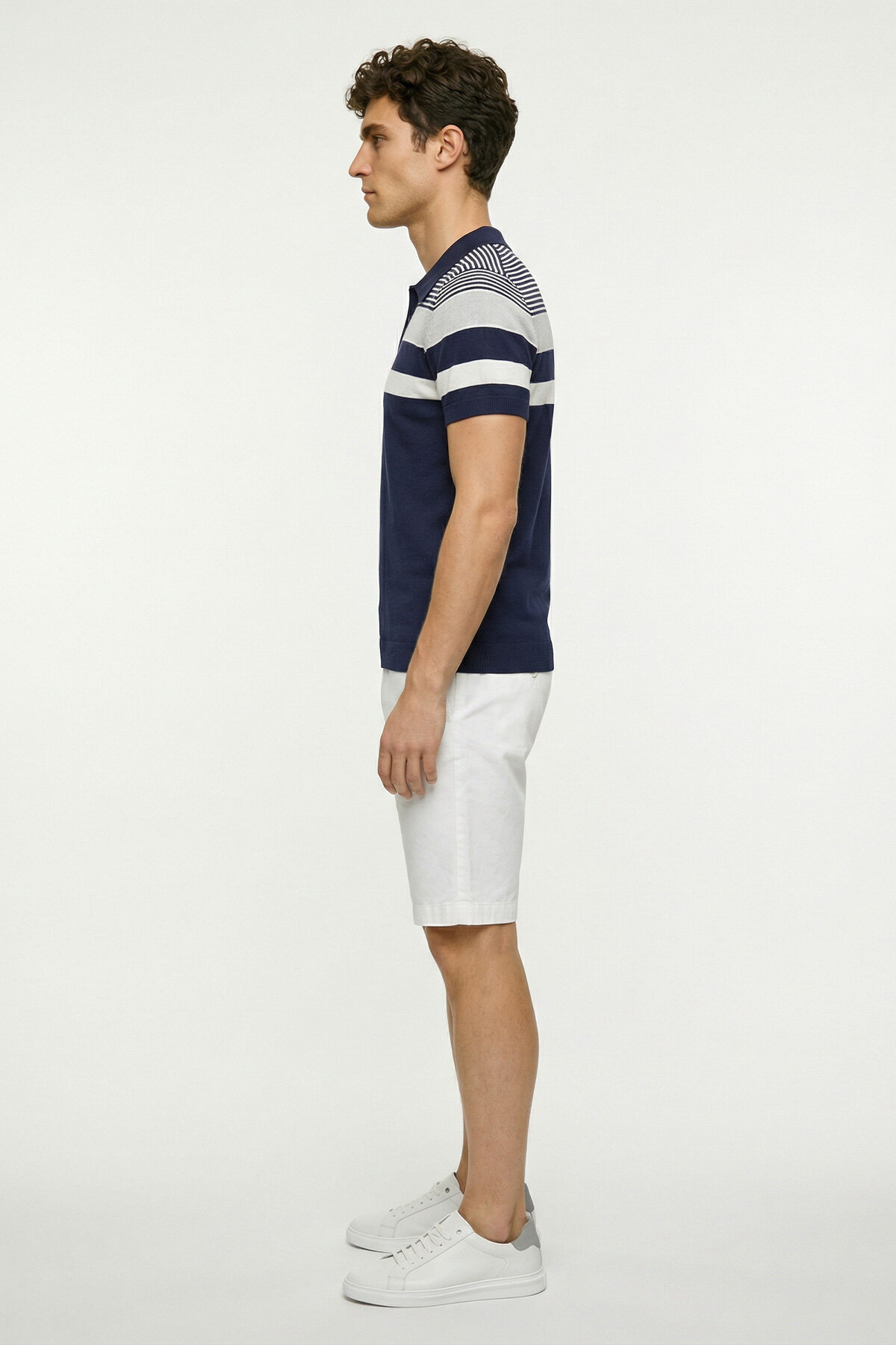 Navy Blue Polo Jersey - 4