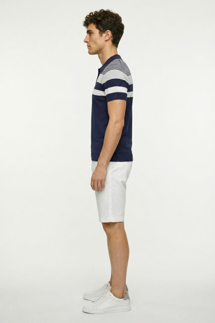 Navy Blue Polo Jersey - 4