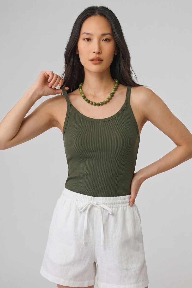 Haki %100 Pamuk Atlet - 1