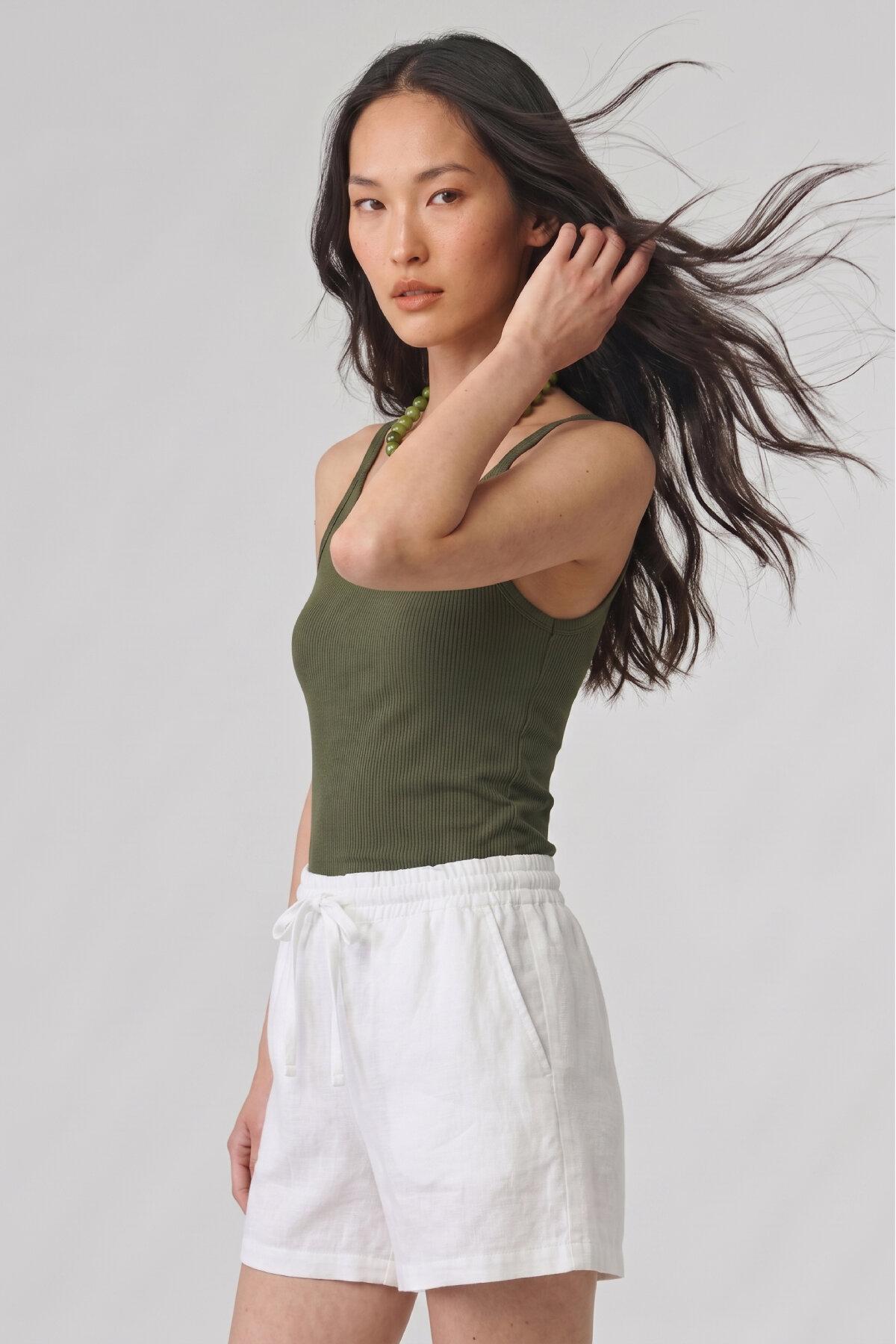 Haki %100 Pamuk Atlet - 4