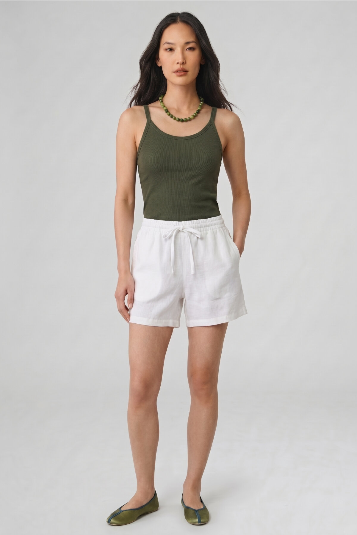 Haki %100 Pamuk Atlet - 2