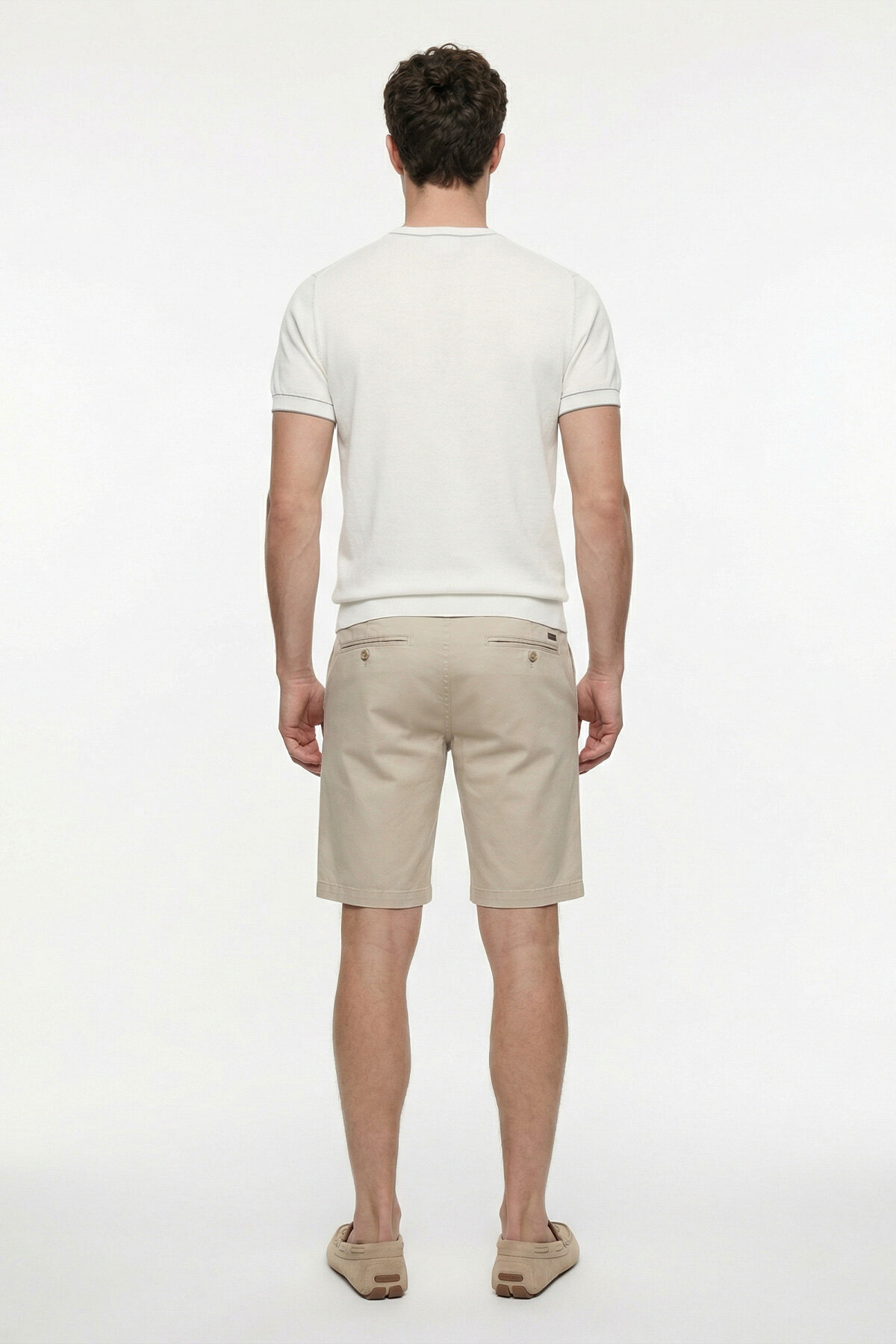 Off-White 100% Cotton Crew Neck Short Sleeve Sweater - 6