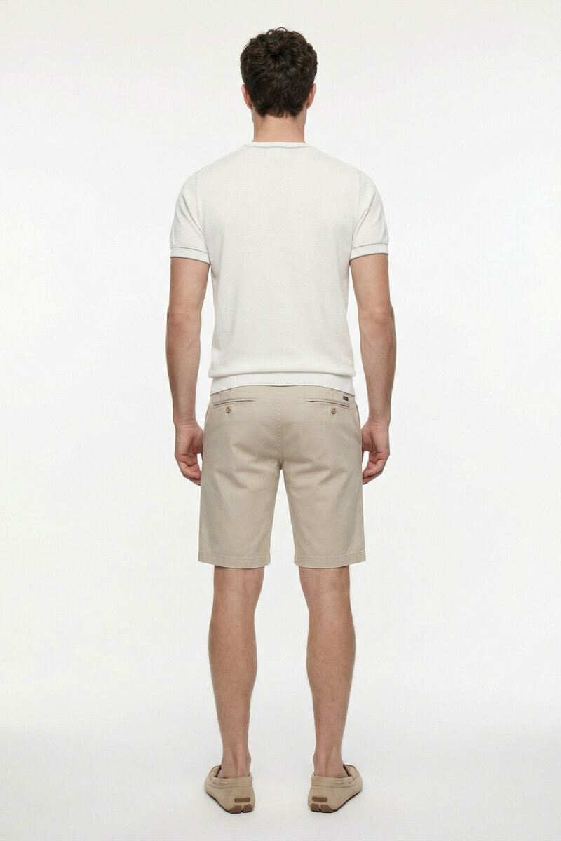 Off-White 100% Cotton Crew Neck Short Sleeve Sweater - 6