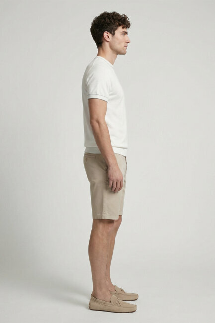 Off-White 100% Cotton Crew Neck Short Sleeve Sweater - 4