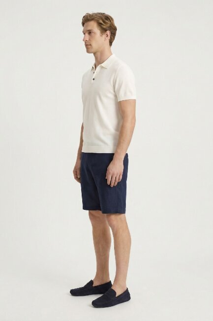 Off-White 100% Cotton Polo Knit - 4