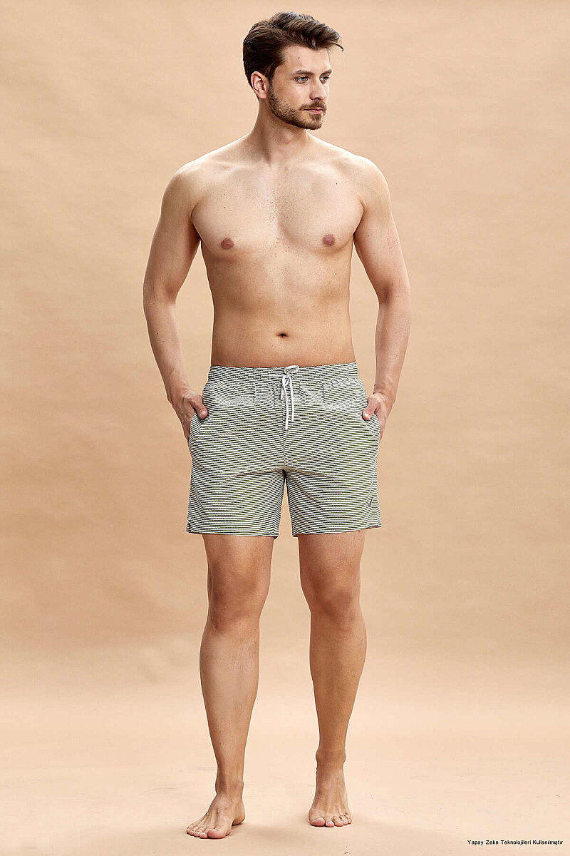 Khaki Swim Shorts