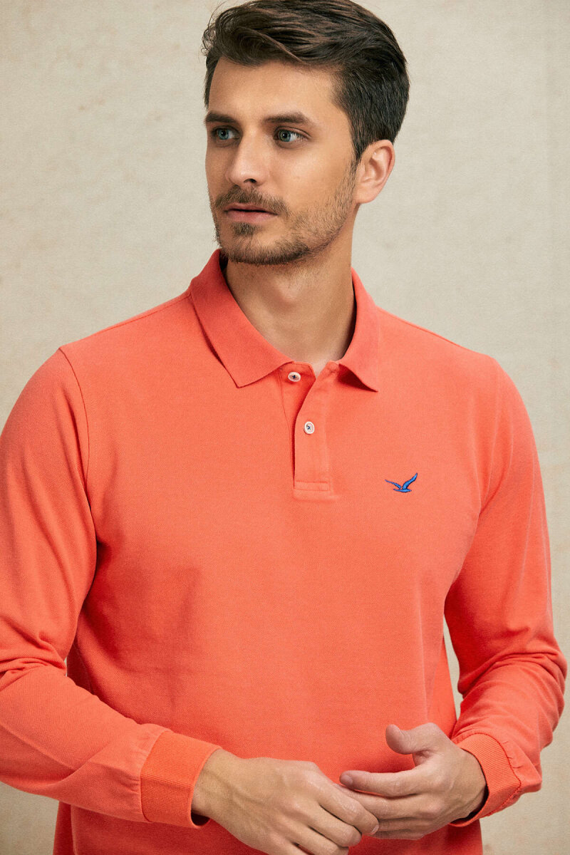 Mercan %100 Pamuk Polo Sweatshirt (1)