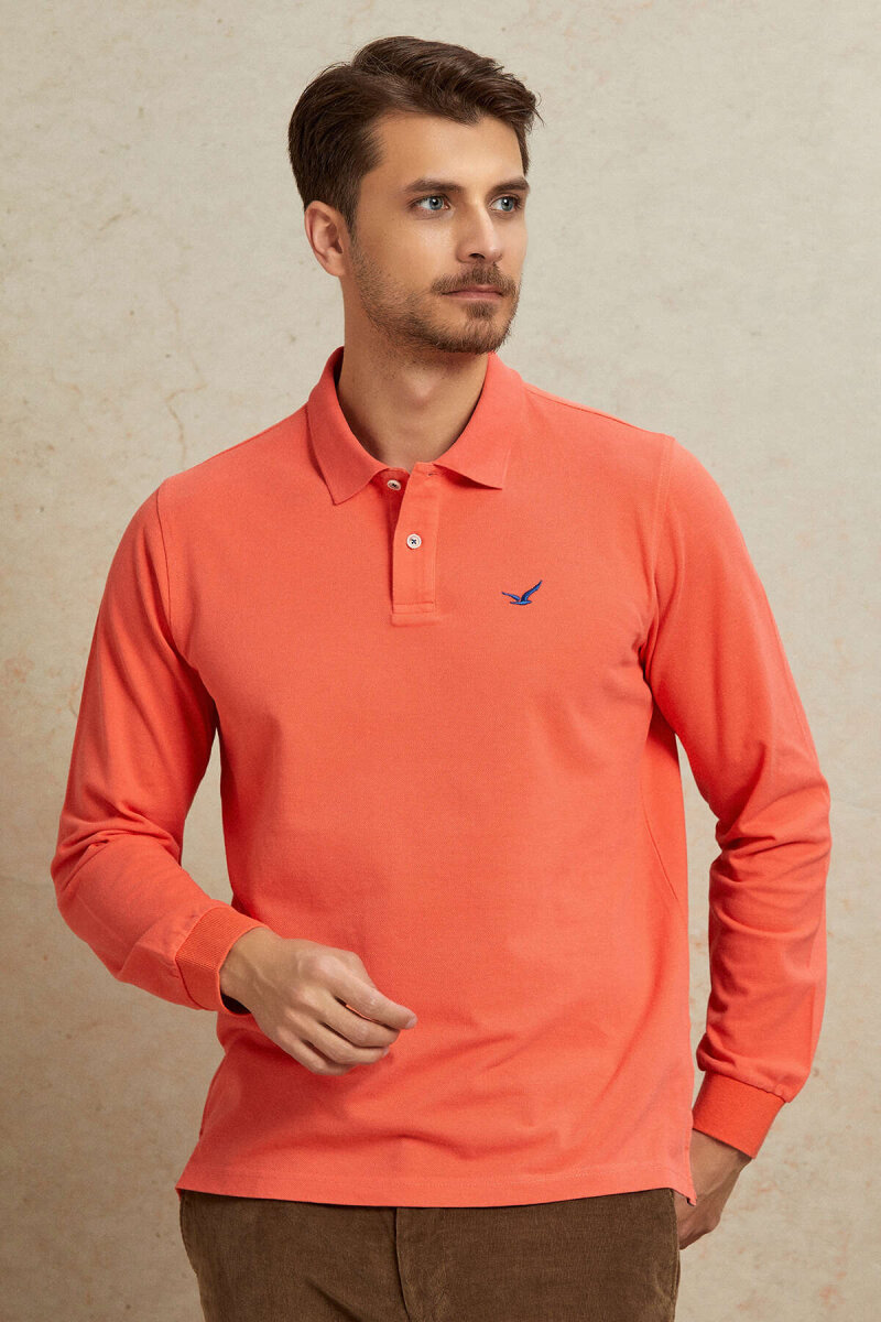 Mercan %100 Pamuk Polo Sweatshirt - 4