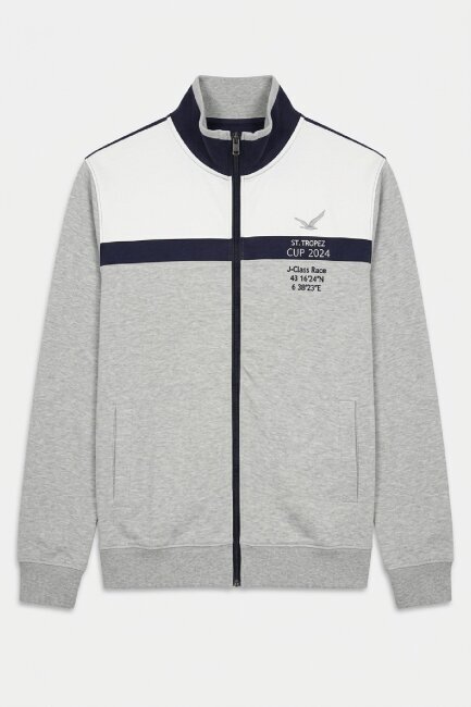 Gri Melanj %100 Pamuk Sweatshirt - 1