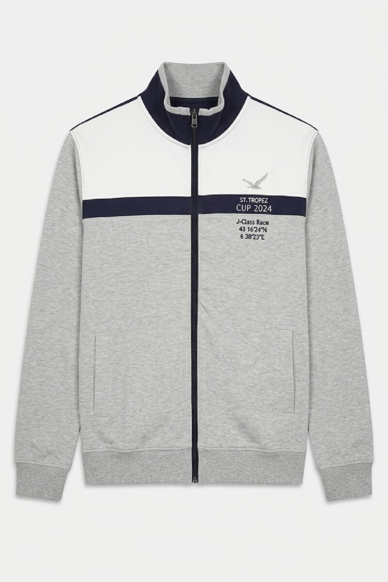 Gri Melanj %100 Pamuk Sweatshirt