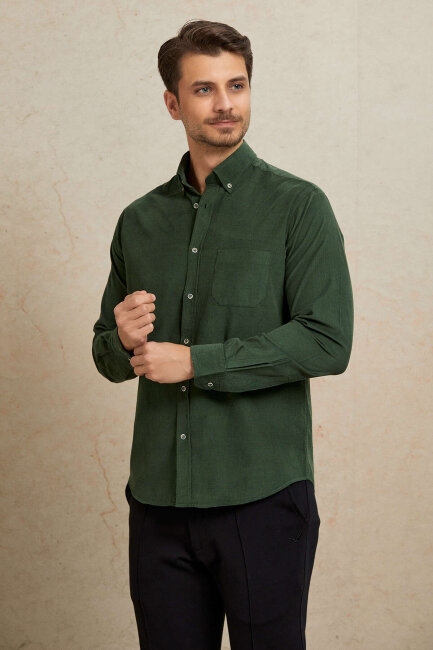 Green 100% Cotton Shirt
