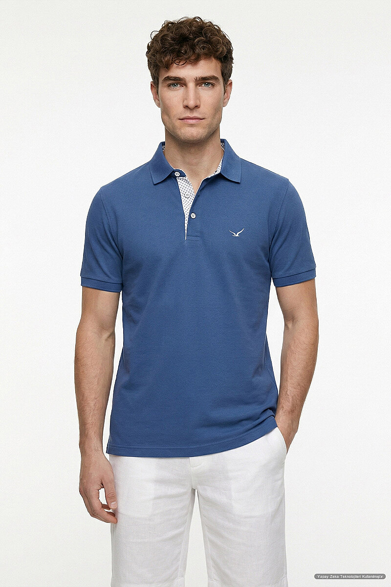 Indigo %100 Pamuk Polo Tişört