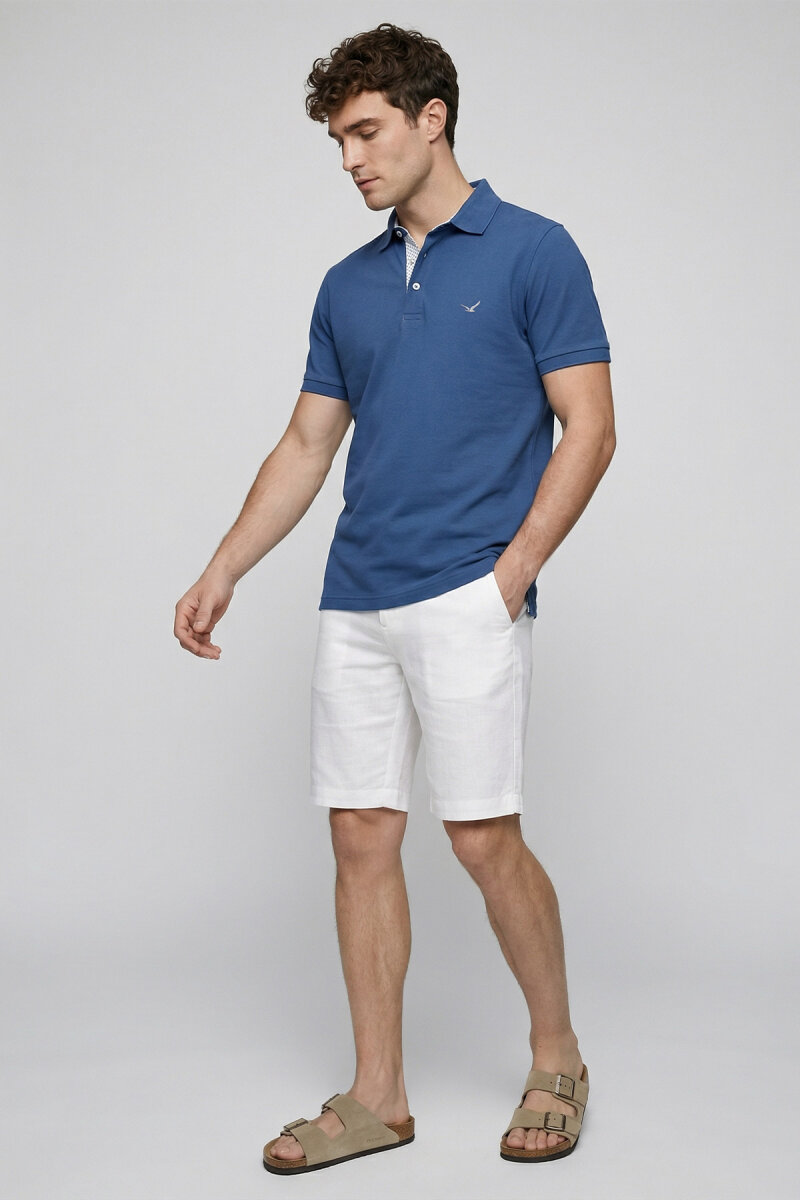 Indigo %100 Pamuk Polo Tişört - 2