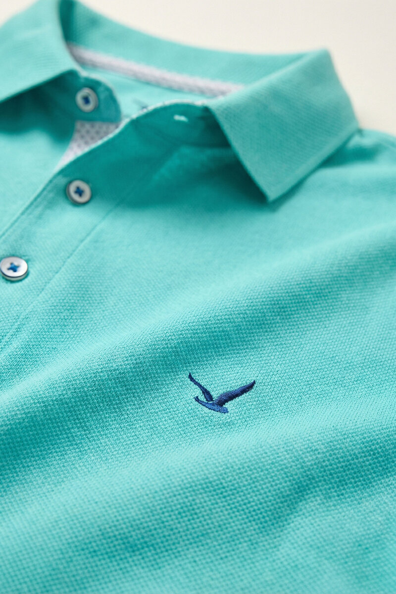 Mint %100 Pamuk Polo Tişört - 4