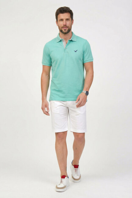 Mint %100 Pamuk Polo Tişört (1)