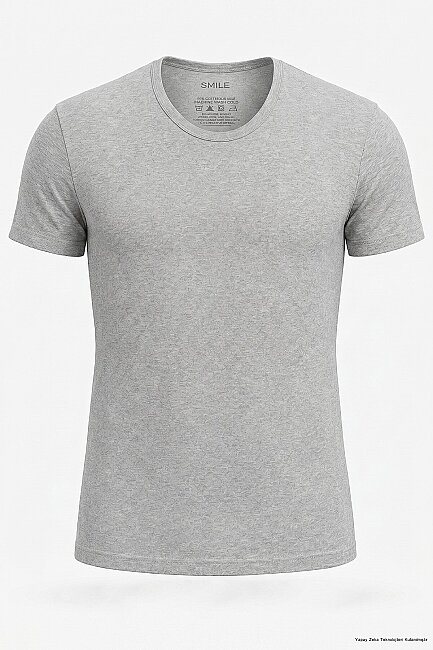 Gri Melanj Ultra Esnek Pamuklu Atlet