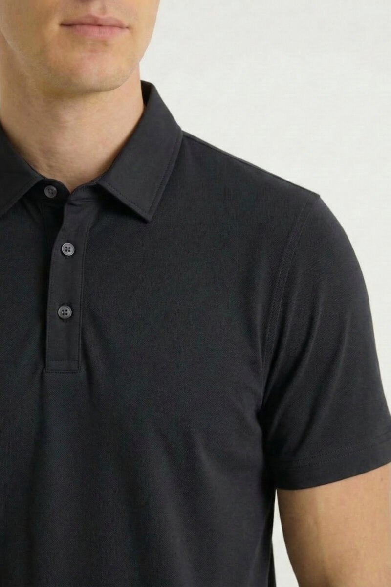 Navy Blue Polo T-shirt - 3