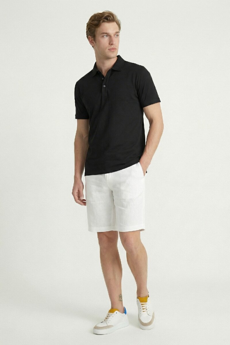 Black Polo T-shirt - 5