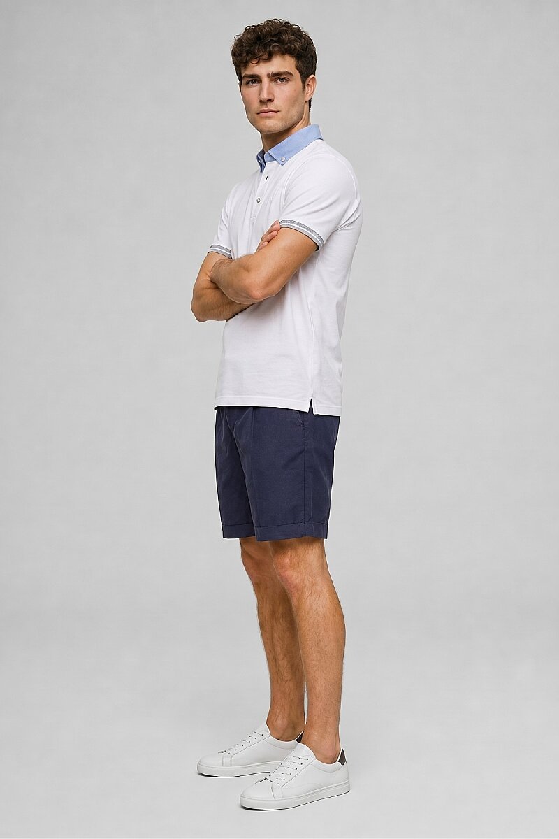 Beyaz Polo Yaka Tişört - 3