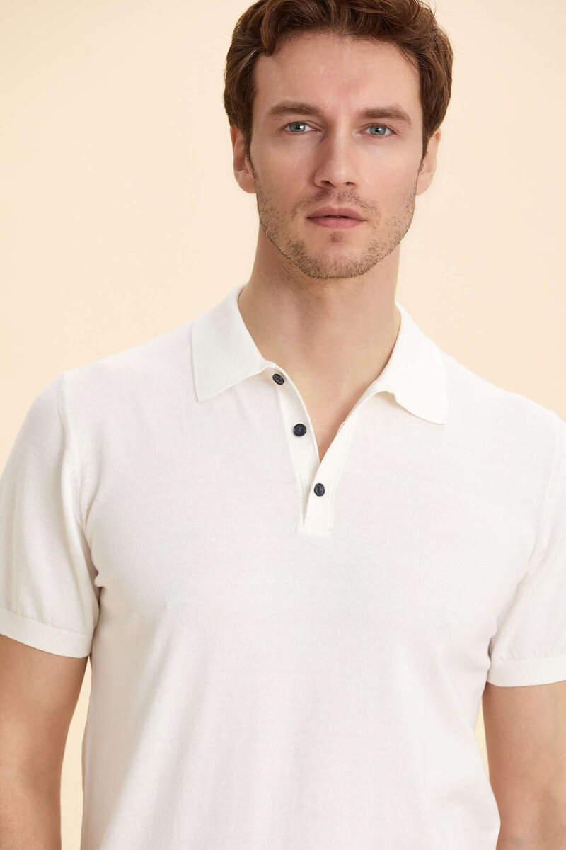 Off-White Polo Shirt - 1