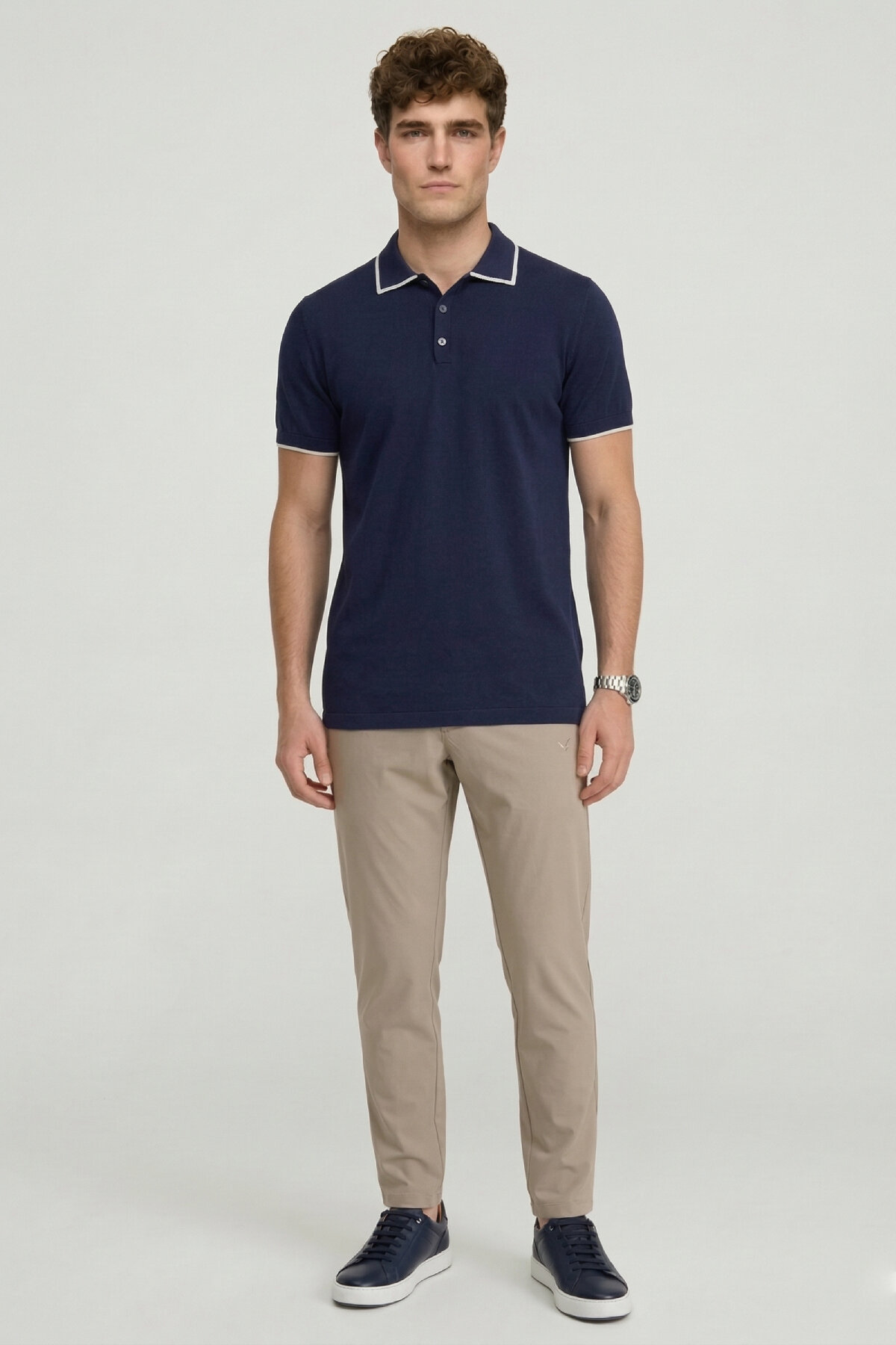 Bej Casual Pantolon - 1