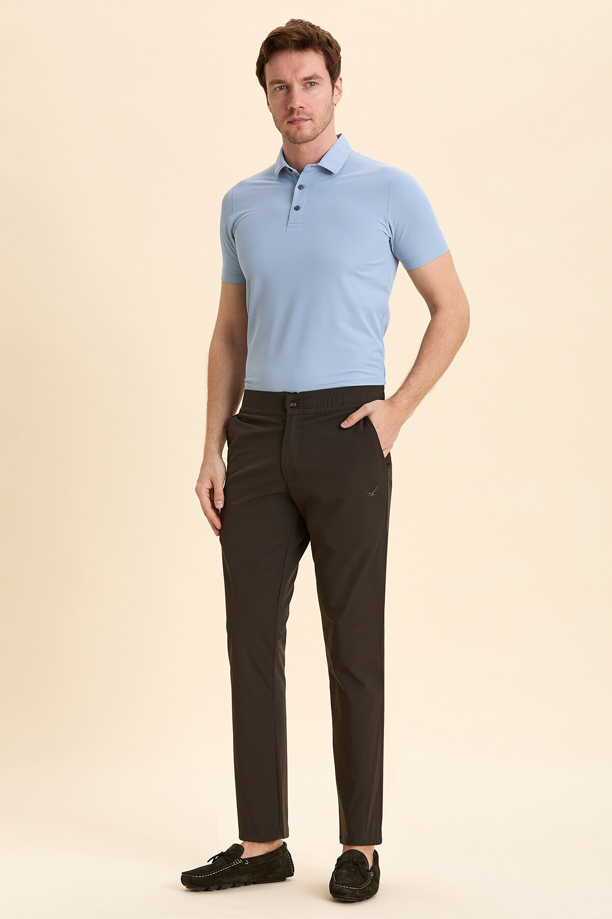 Kahverengi Casual Pantolon - 5