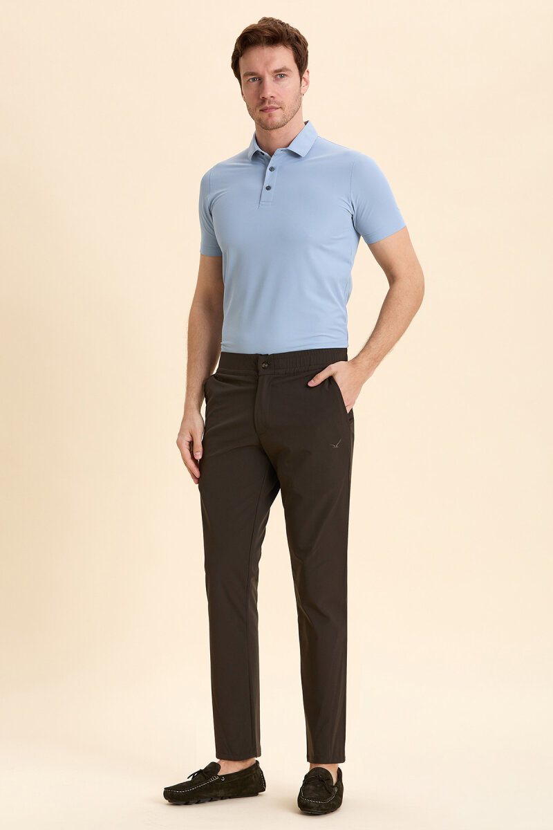 Kahverengi Casual Pantolon - 5