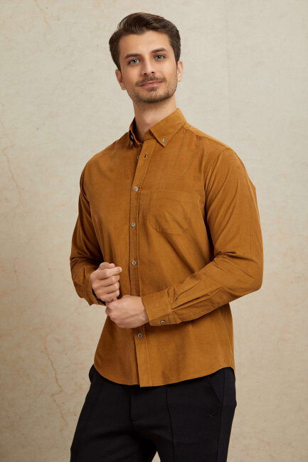 Mustard 100% Cotton Shirt - 6