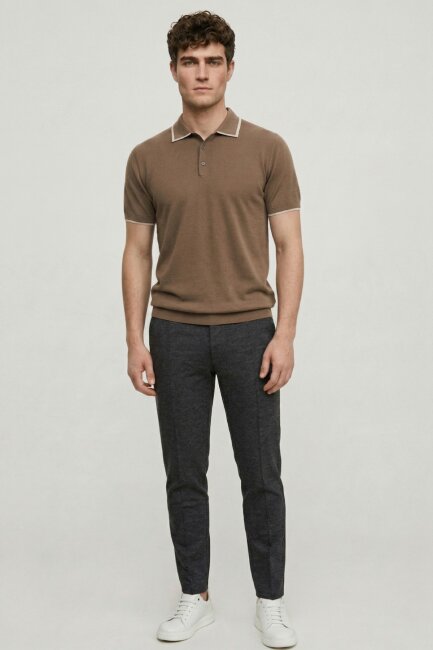 Anthracite Cotton Sweatshirt Pants - 2