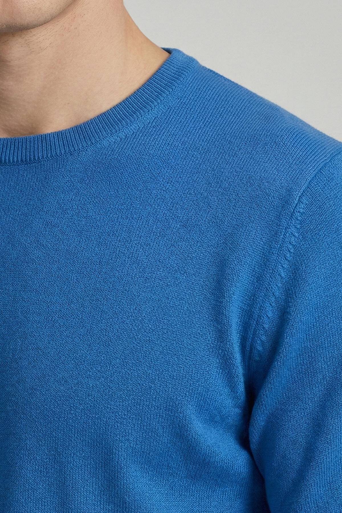 Sax %100 Pamuk Uzun Kollu İnce Kazak - 3