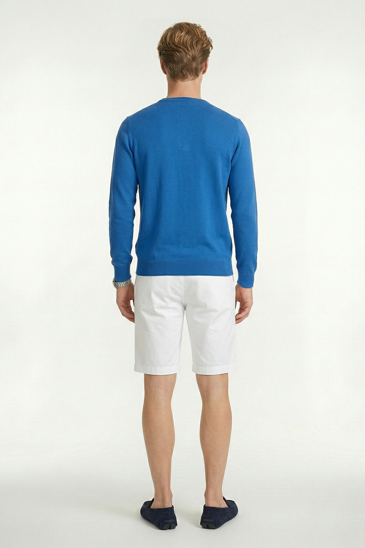 Sax %100 Pamuk Uzun Kollu İnce Kazak - 6