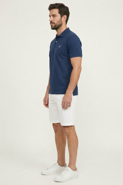 Indigo %100 Pamuk Polo Tişört - 4