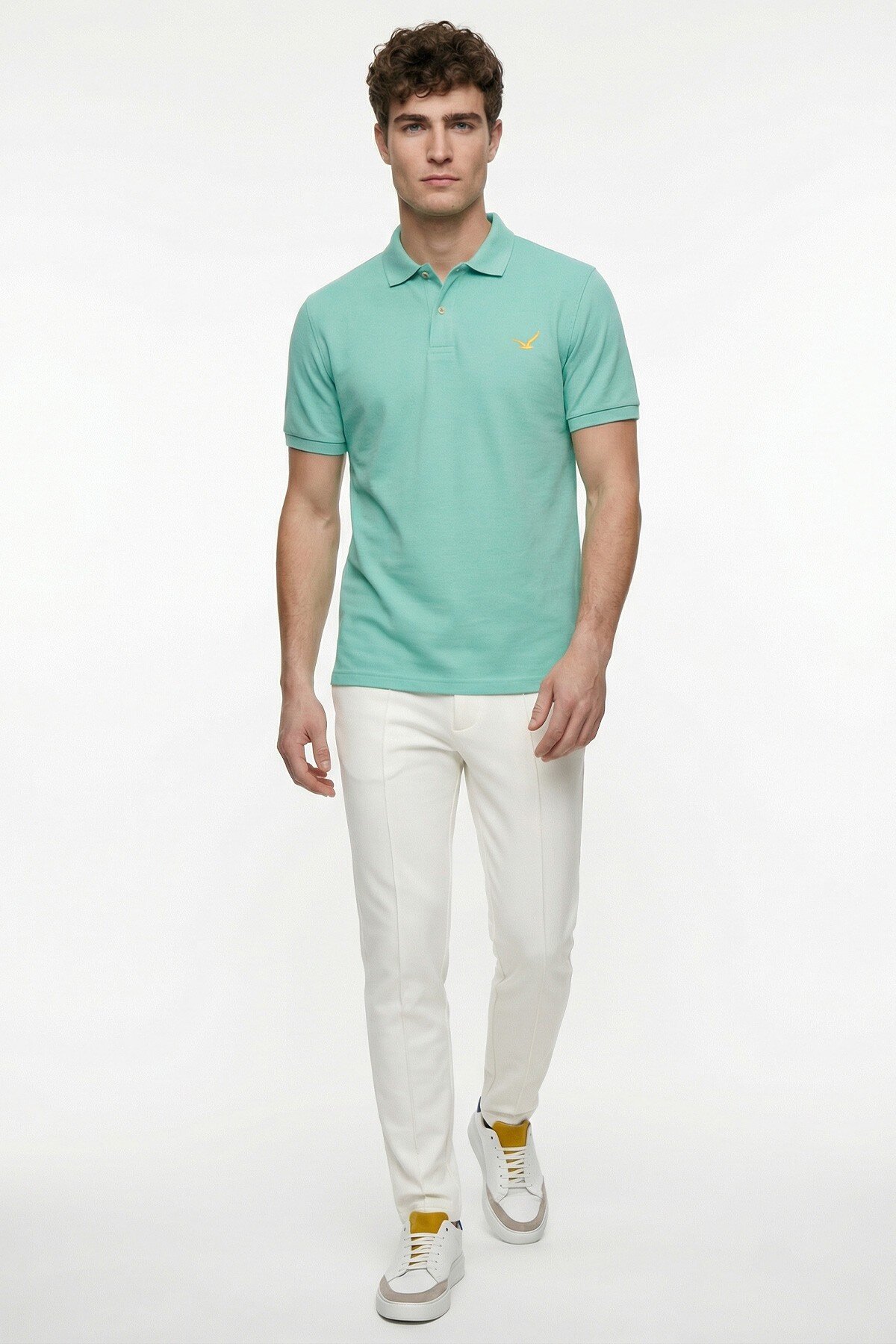 Mint 100% Cotton Polo T-shirt - 5