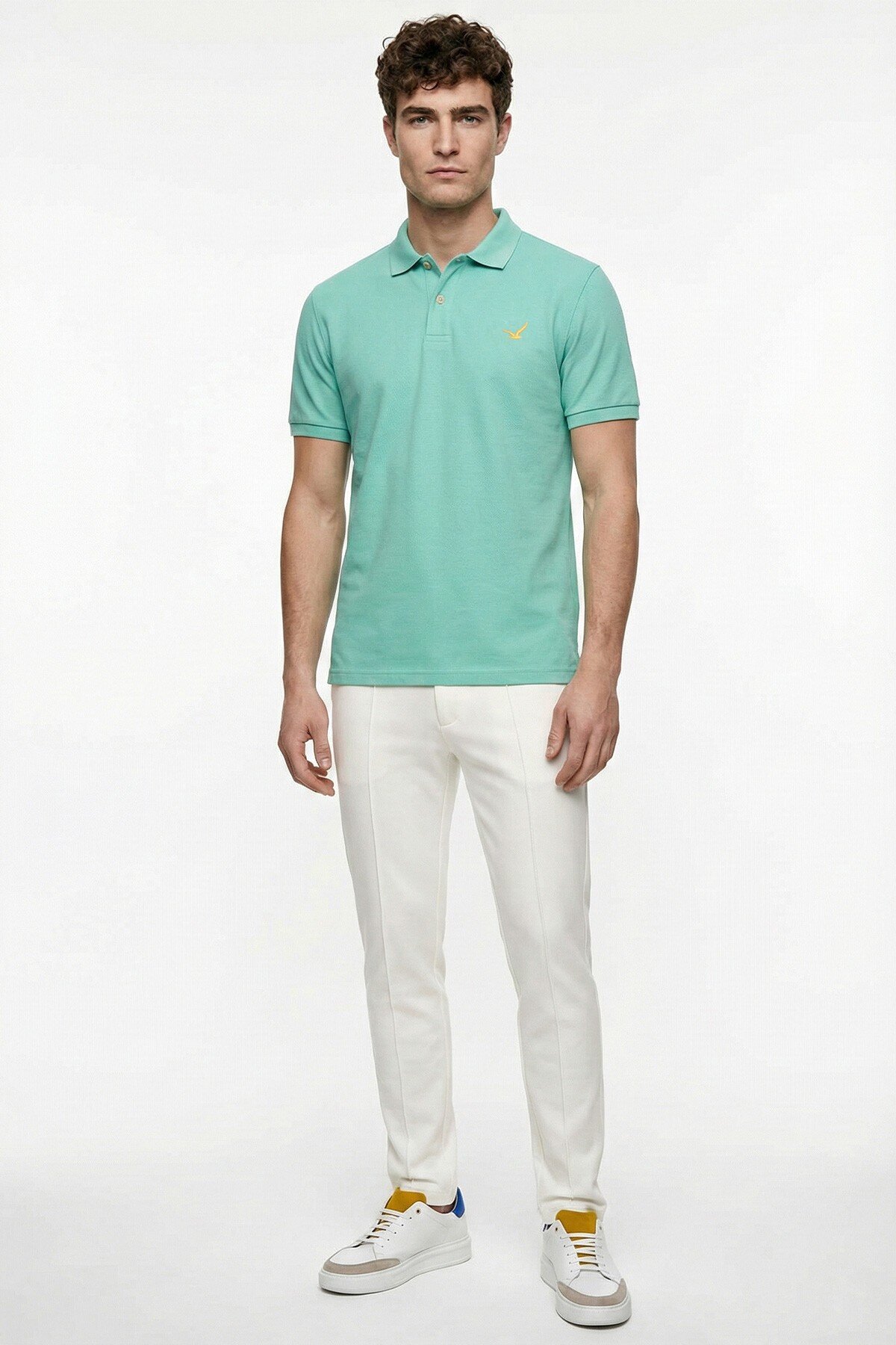 Mint 100% Cotton Polo T-shirt - 2