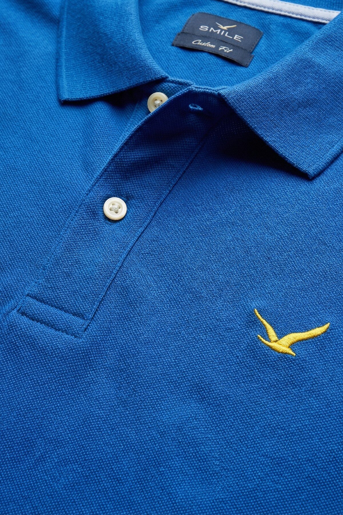 Saks %100 Gazeli Ege Pamuğu Polo Tişört - 3