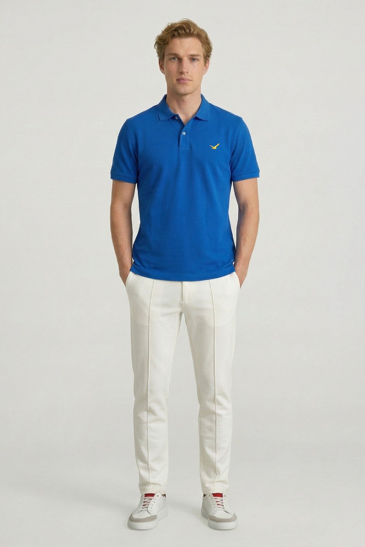 Saks %100 Gazeli Ege Pamuğu Polo Tişört - 5