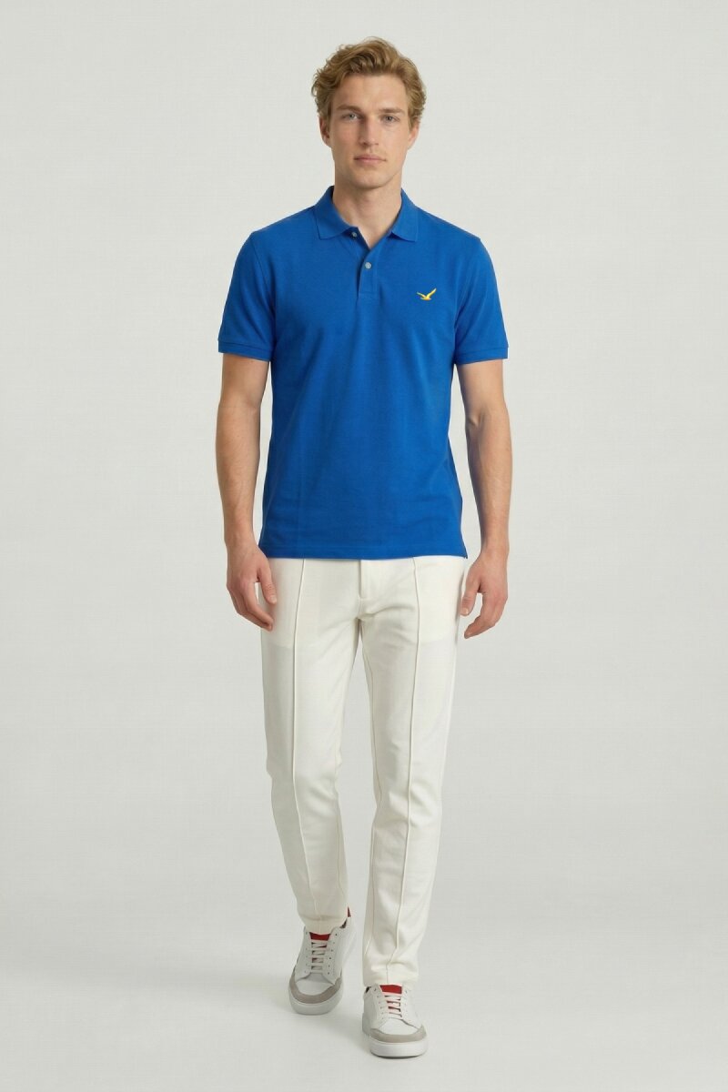 Saks 100% Cotton Polo T-shirt (1)