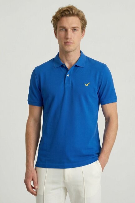 Saks %100 Pamuk Polo Tişört - 1