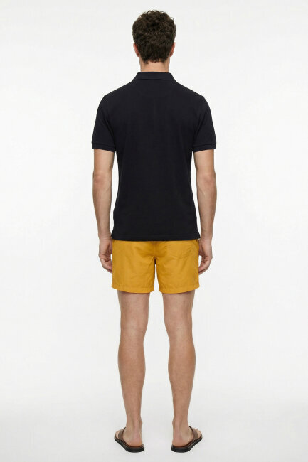 Siyah %100 Pamuk Polo Tişört - 6