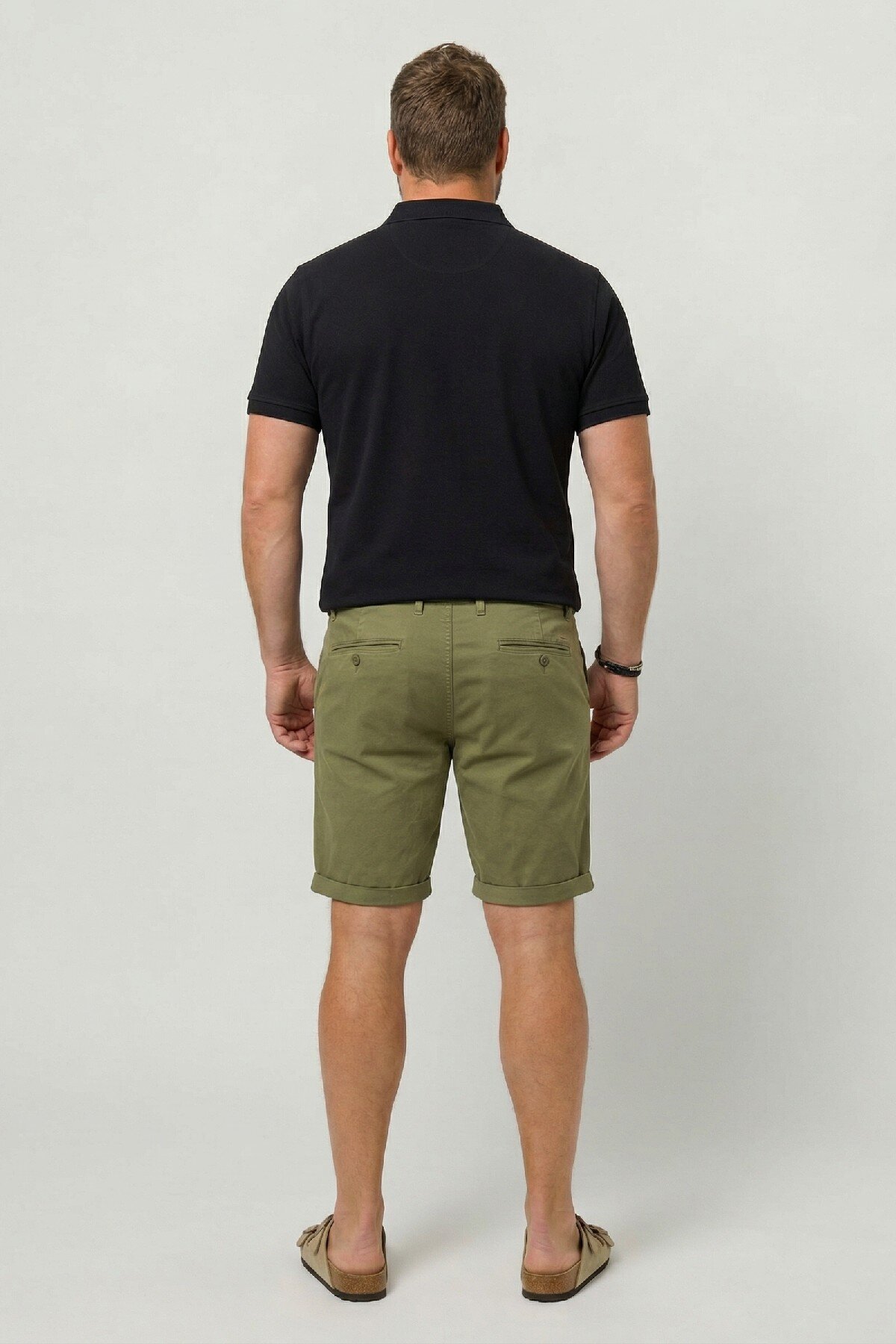 Siyah Büyük Beden Polo Tişört - 6