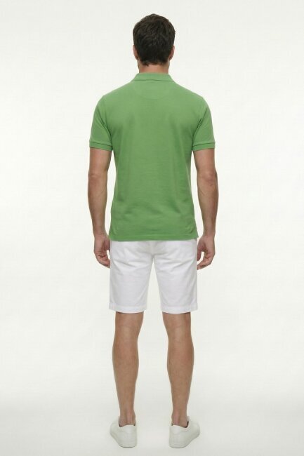 Su Yeşili %100 Pamuk Polo Tişört - 6