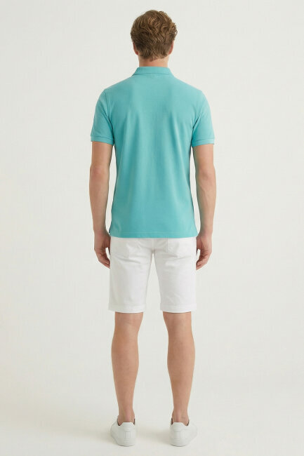 Turkuaz Polo Tişört - 6