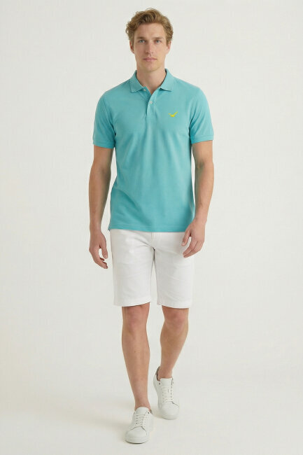 Turkuaz Polo Tişört - 2