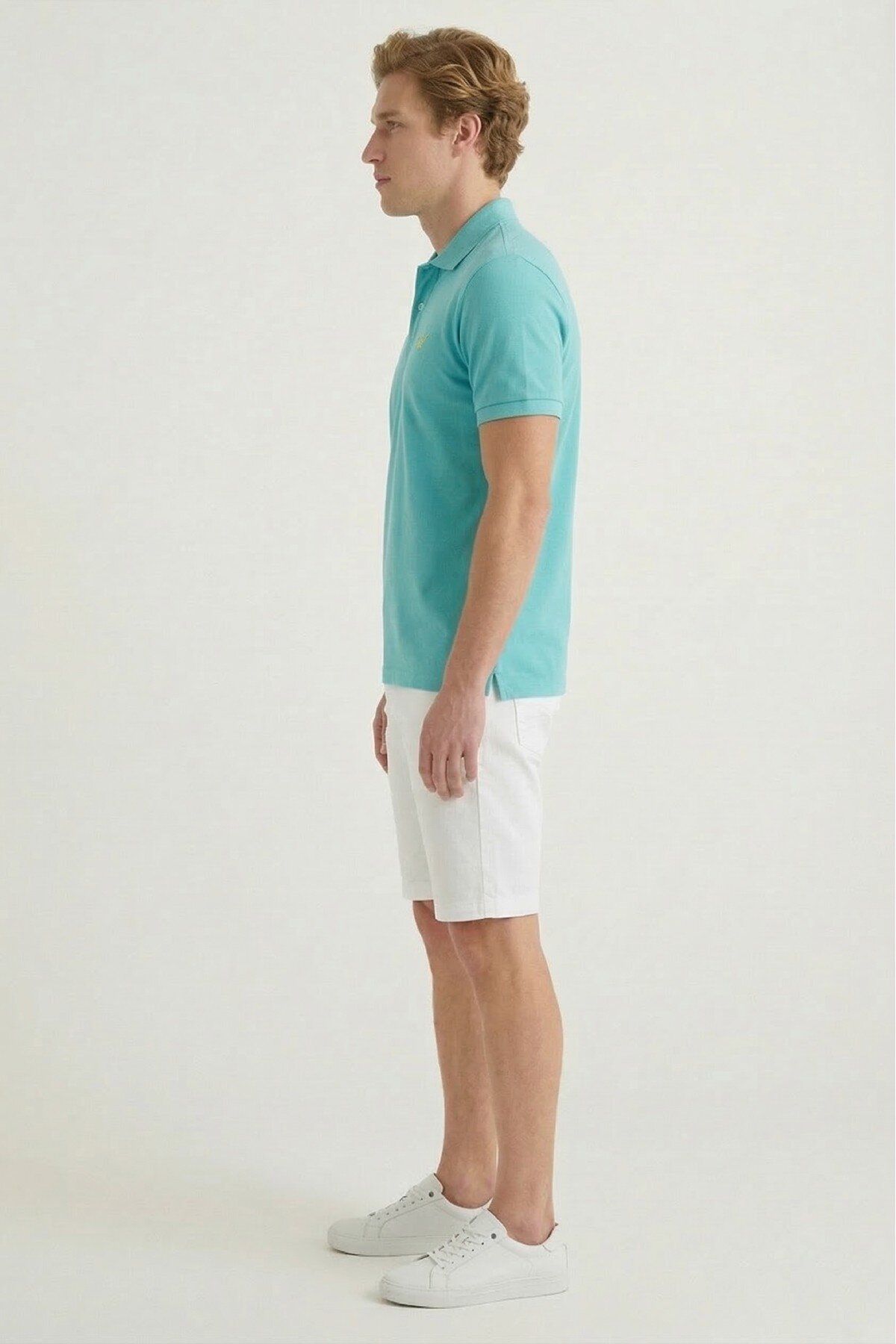 Turkuaz Polo Tişört - 4