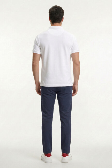 White 100% Cotton Polo T-shirt - 6