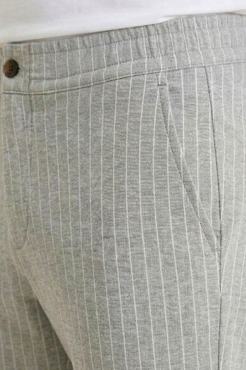 Gri Çzigili Sweat Pantolon (1)