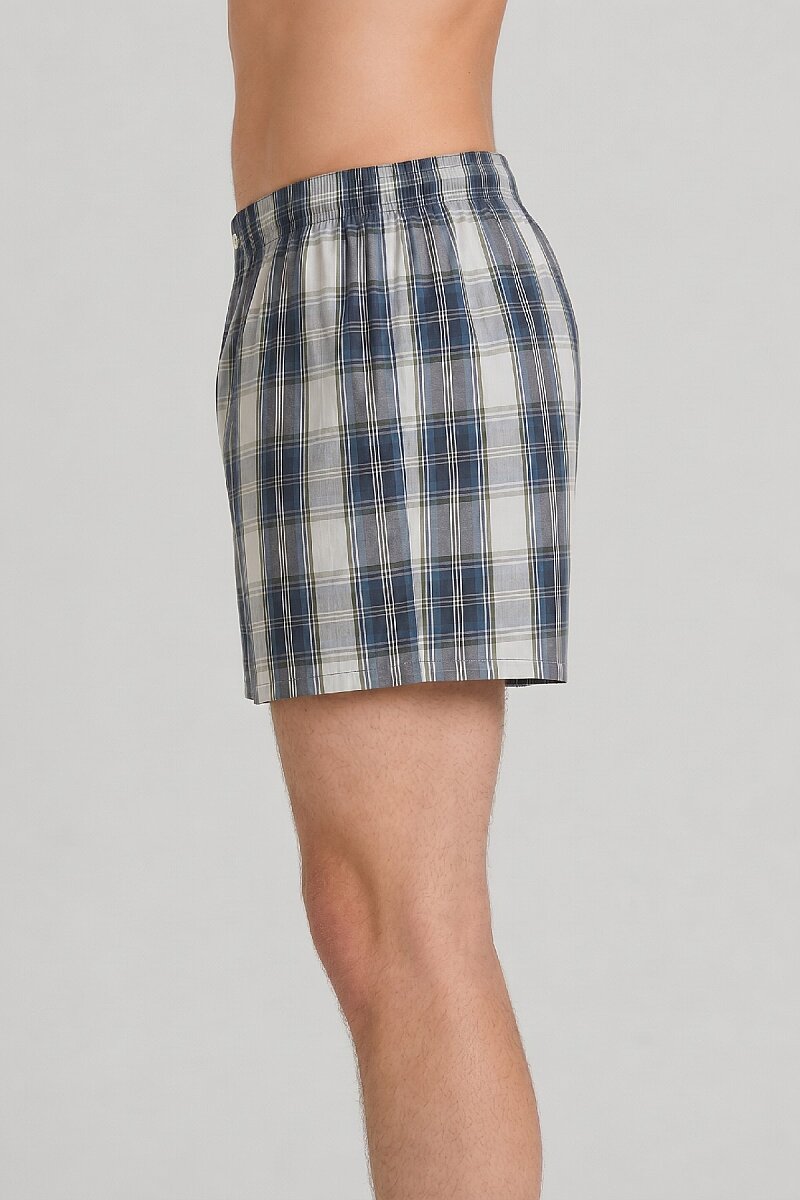 Mavi %100 Pamuk Boxer (1)