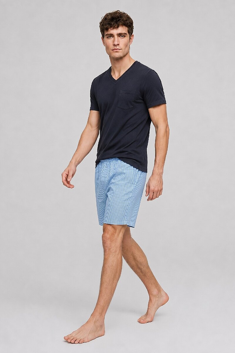 Mavi %100 Pamuk Boxer (1)