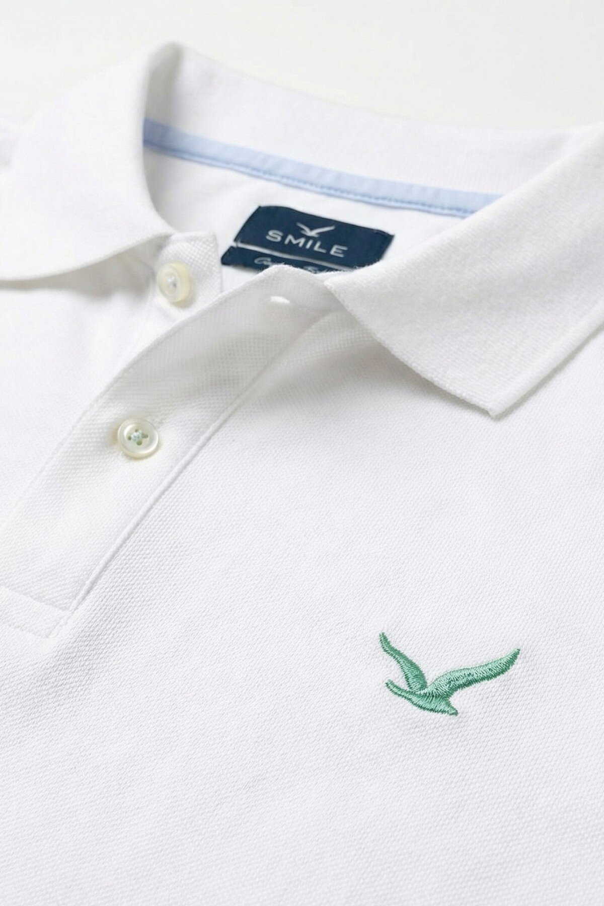 White Plus Size Polo T-Shirt - 3