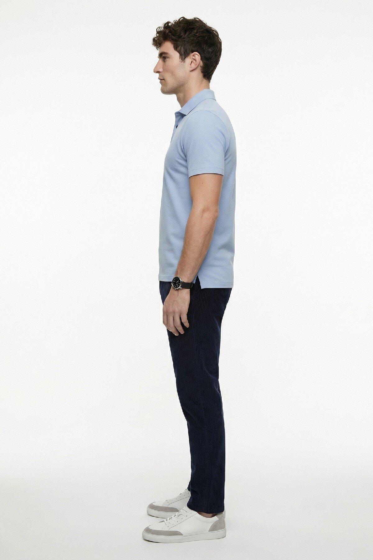 Mavi Polo Tişört - 4